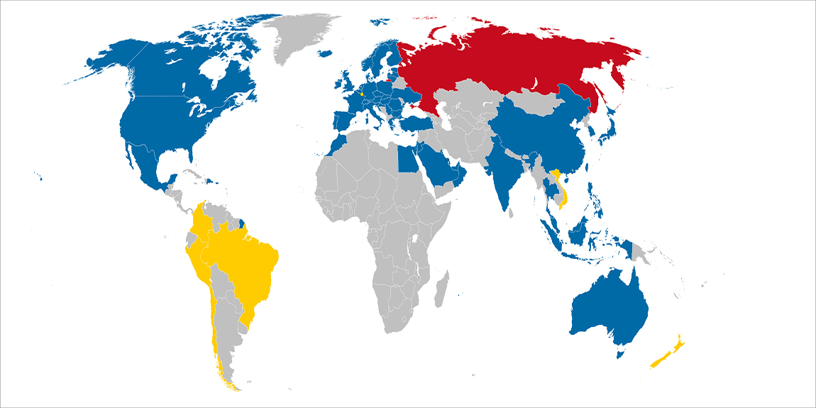 Map of IKEA stores