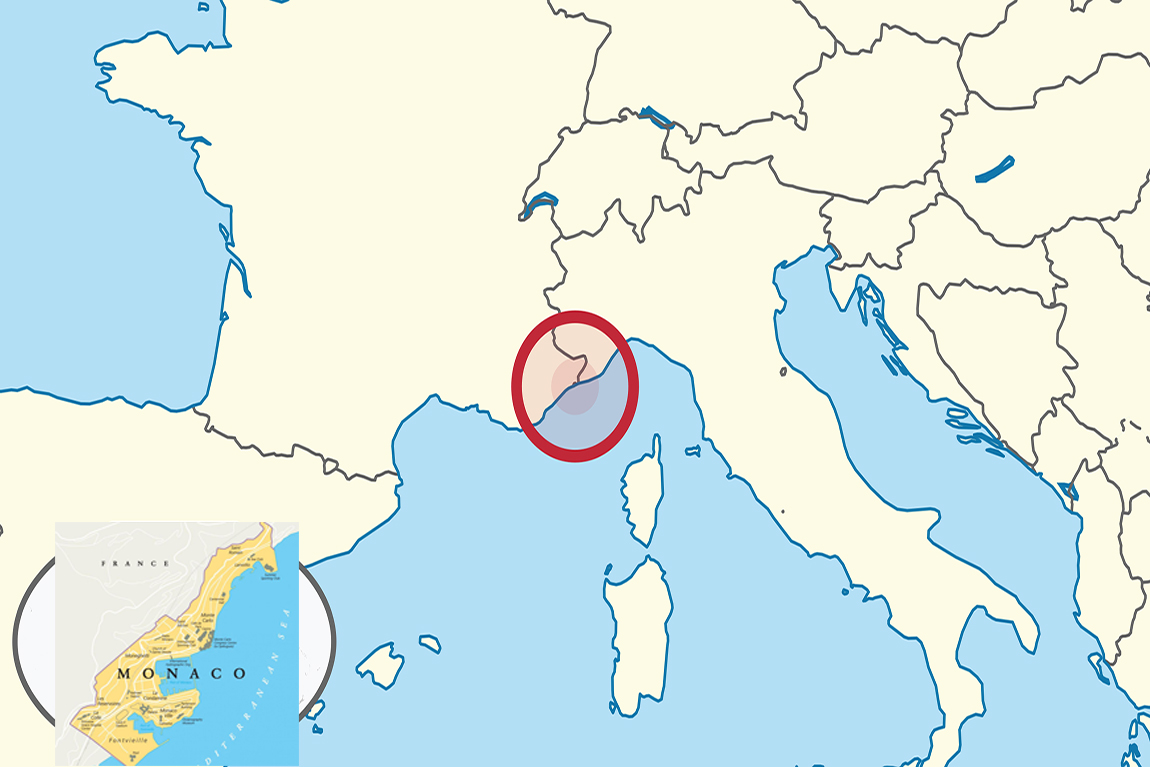 Monaco in its region