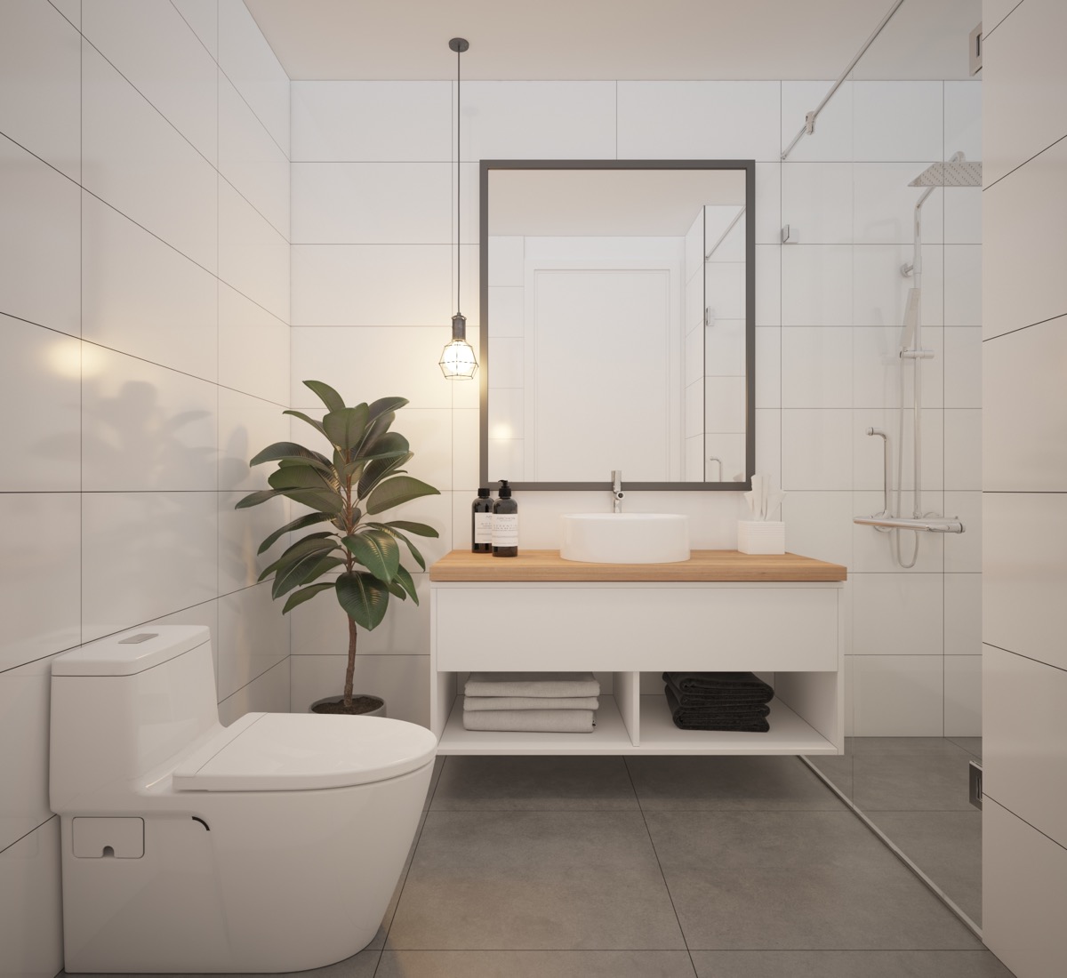 white tile bathroom 4