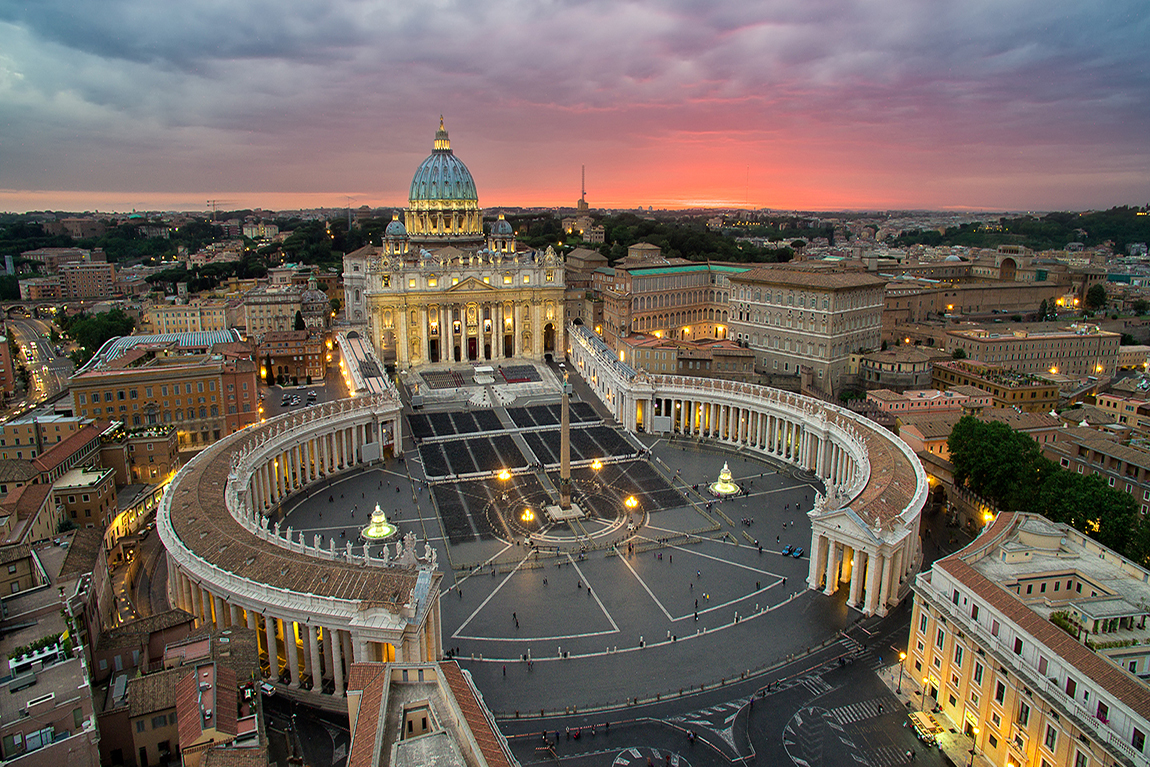 Vatican City a city state surrounded by Rome Italy is the headquarters of the Roman Catholic Church Desktop Hd Wallpaper