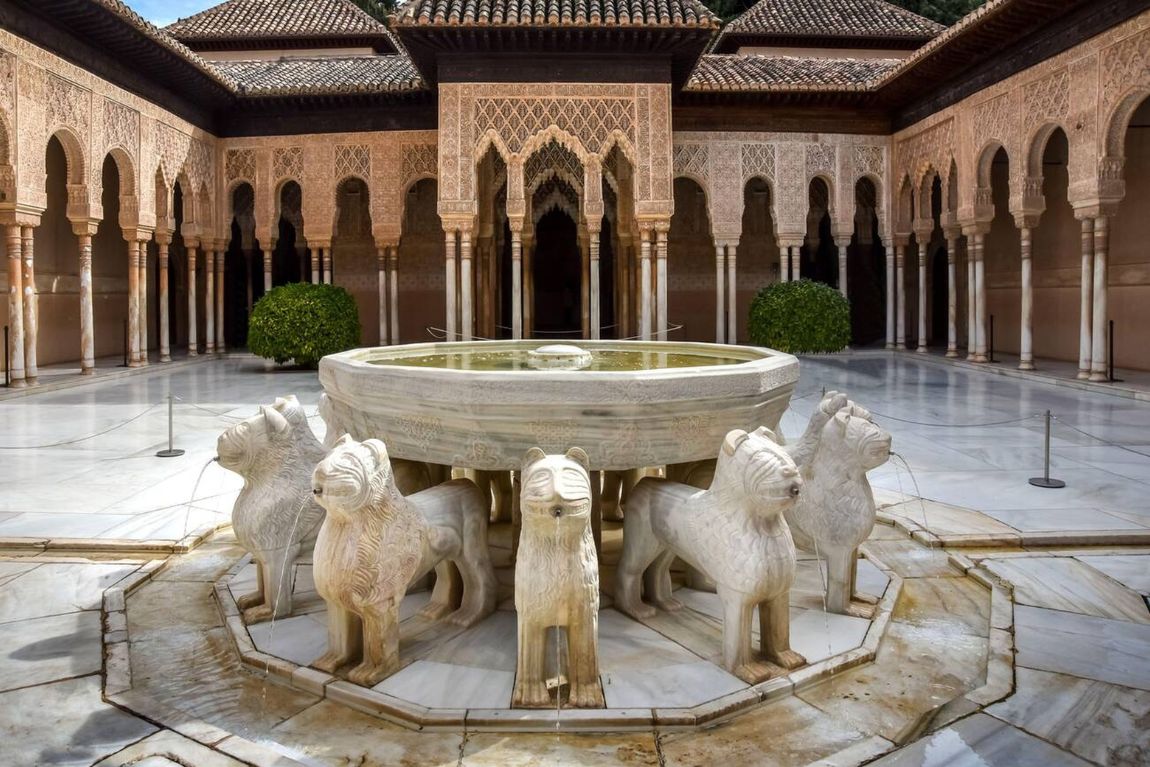 Granada Tay Ban Nha - Đài phun nước Sư Tử